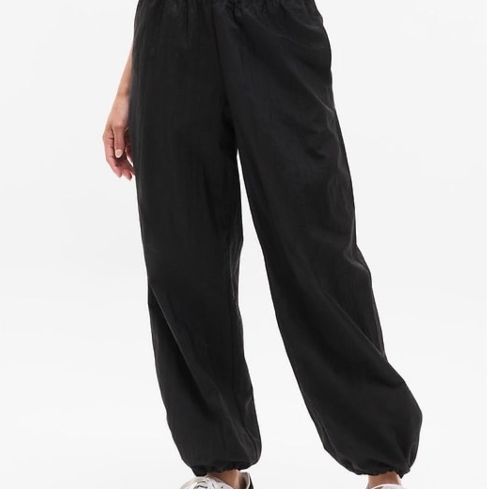 Athleta Black Track Pants Joggers